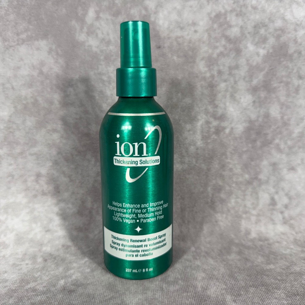 Ion Thickening Solutions Renewal Boost Spray 8floz Fine Thinning Hair Vegan NEW